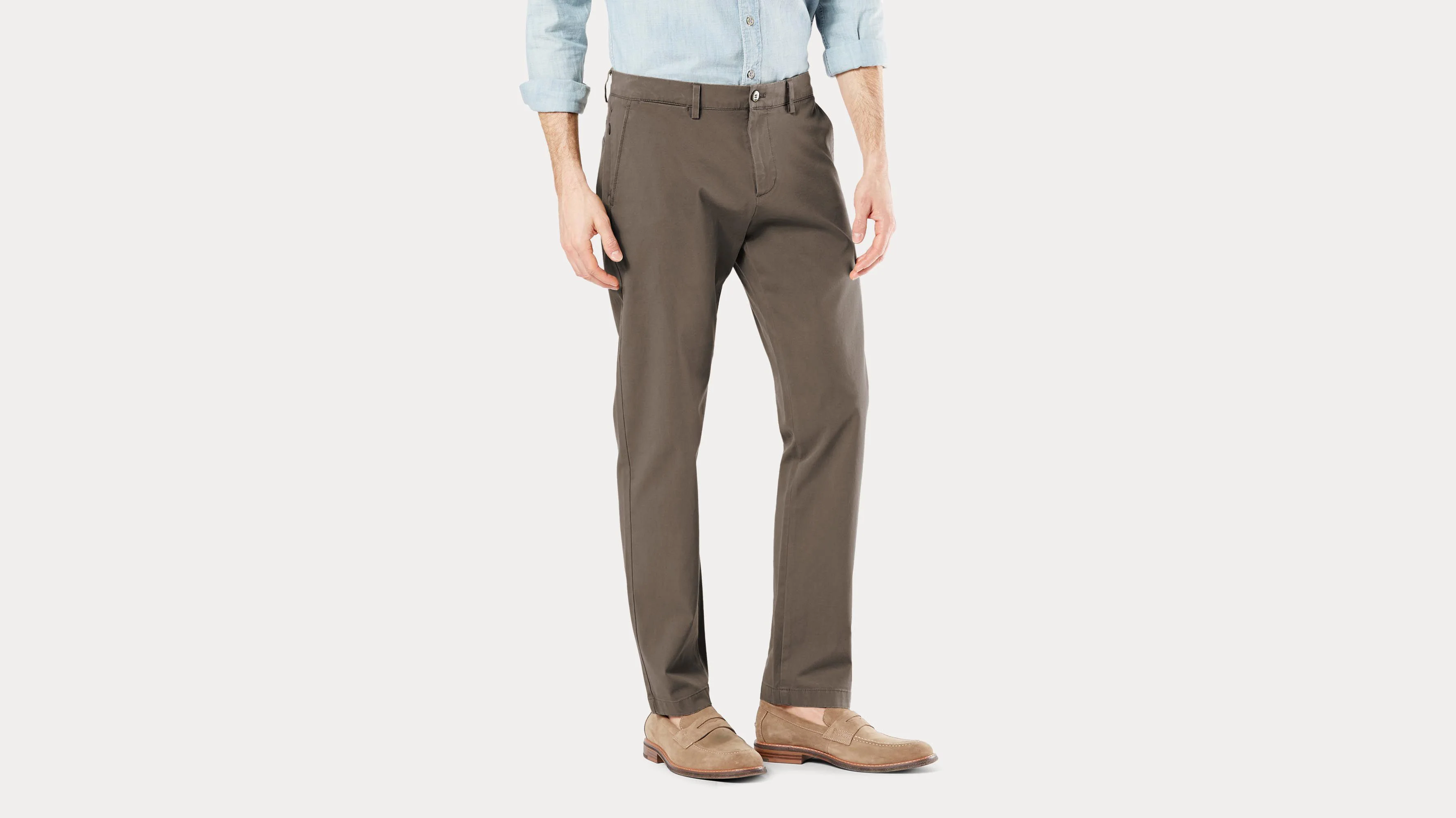 Crafted Khaki Pants, Slim Tapered Fit - Image 3