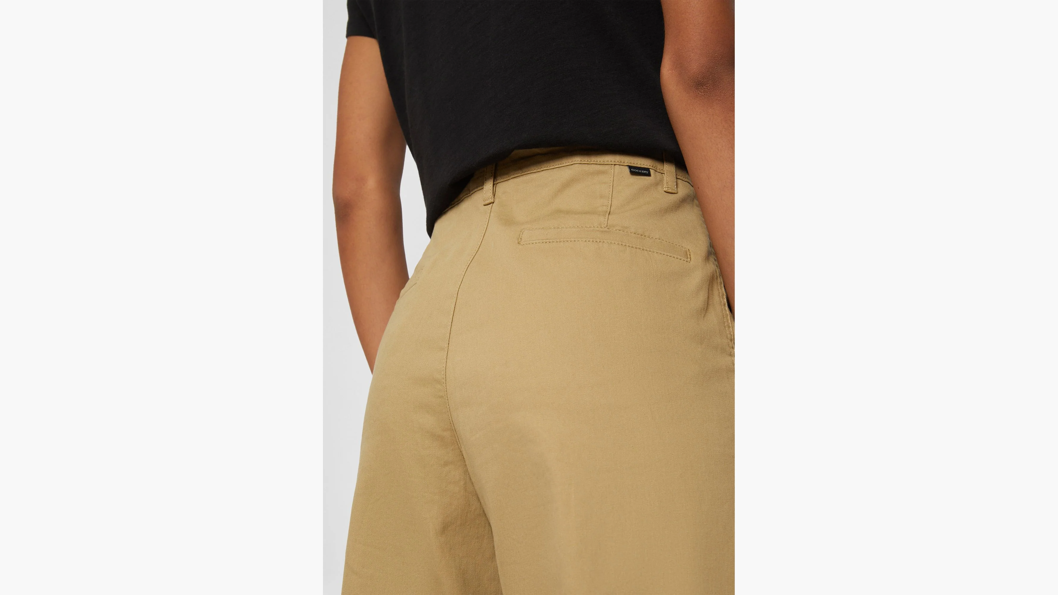 Women's High Waisted Straight Fit Original Khaki Pants - Image 4
